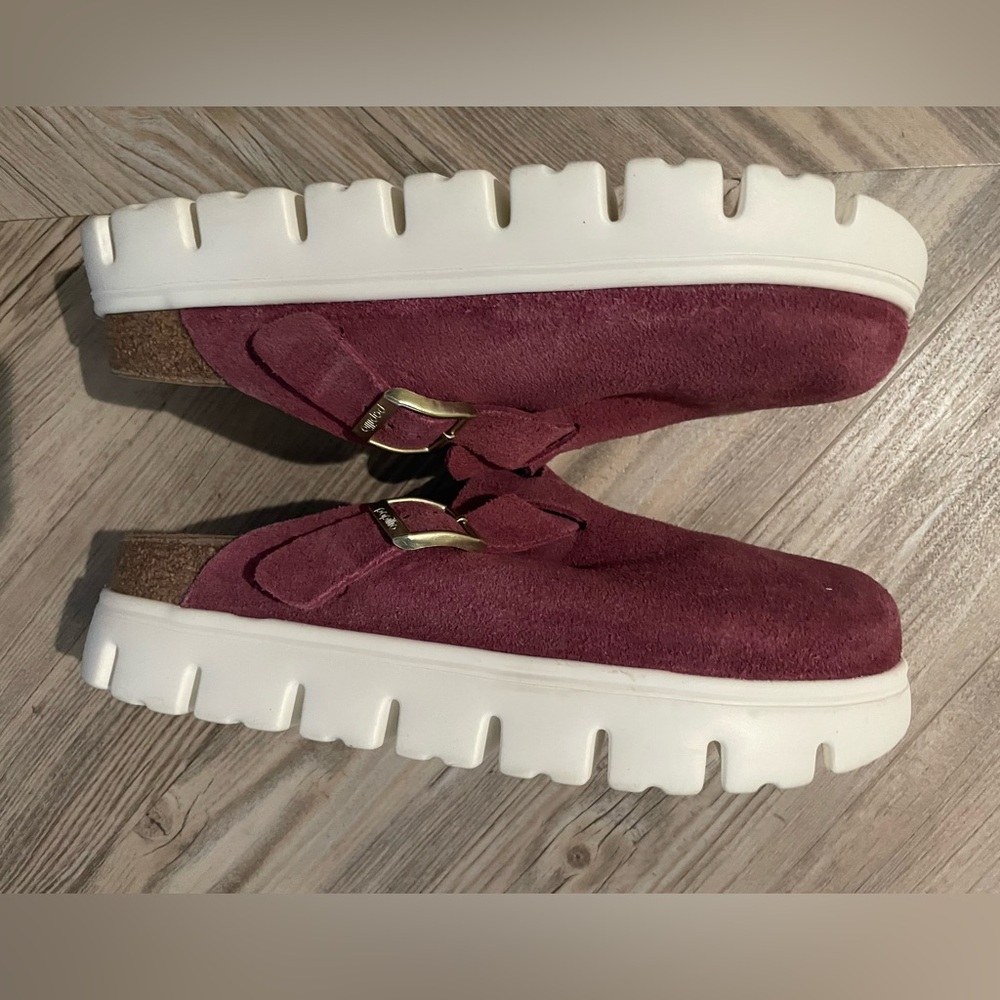 Birkenstock Papillio Boston Chunky Suede clog - Picture 6 of 7